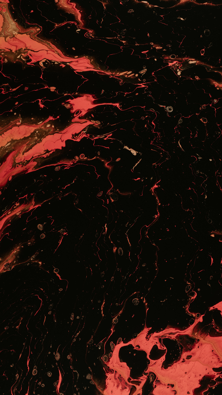 Red and Black Abstract Painting. Wallpaper in 750x1334 Resolution