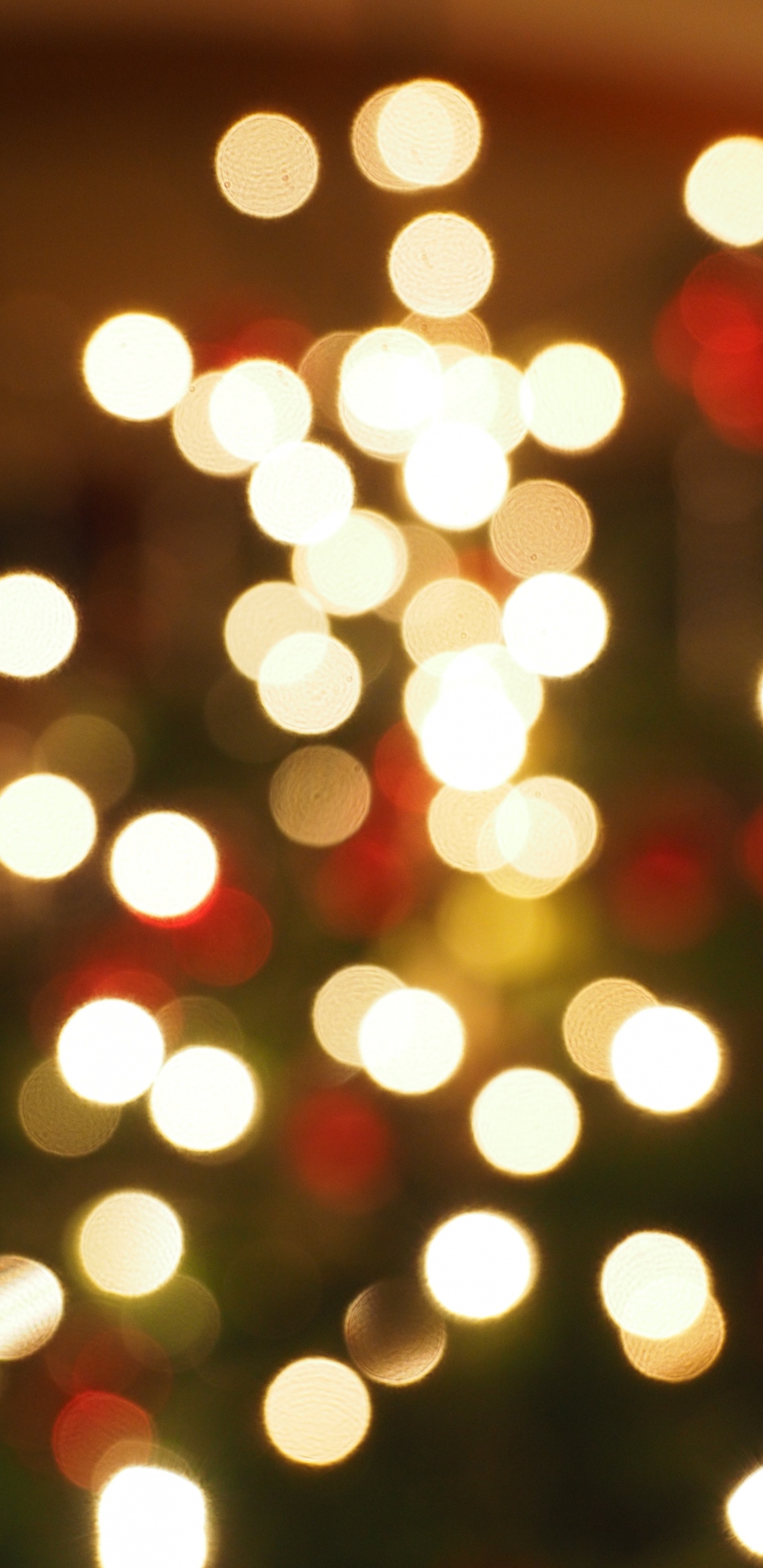 Red and White Bokeh Lights. Wallpaper in 1440x2960 Resolution