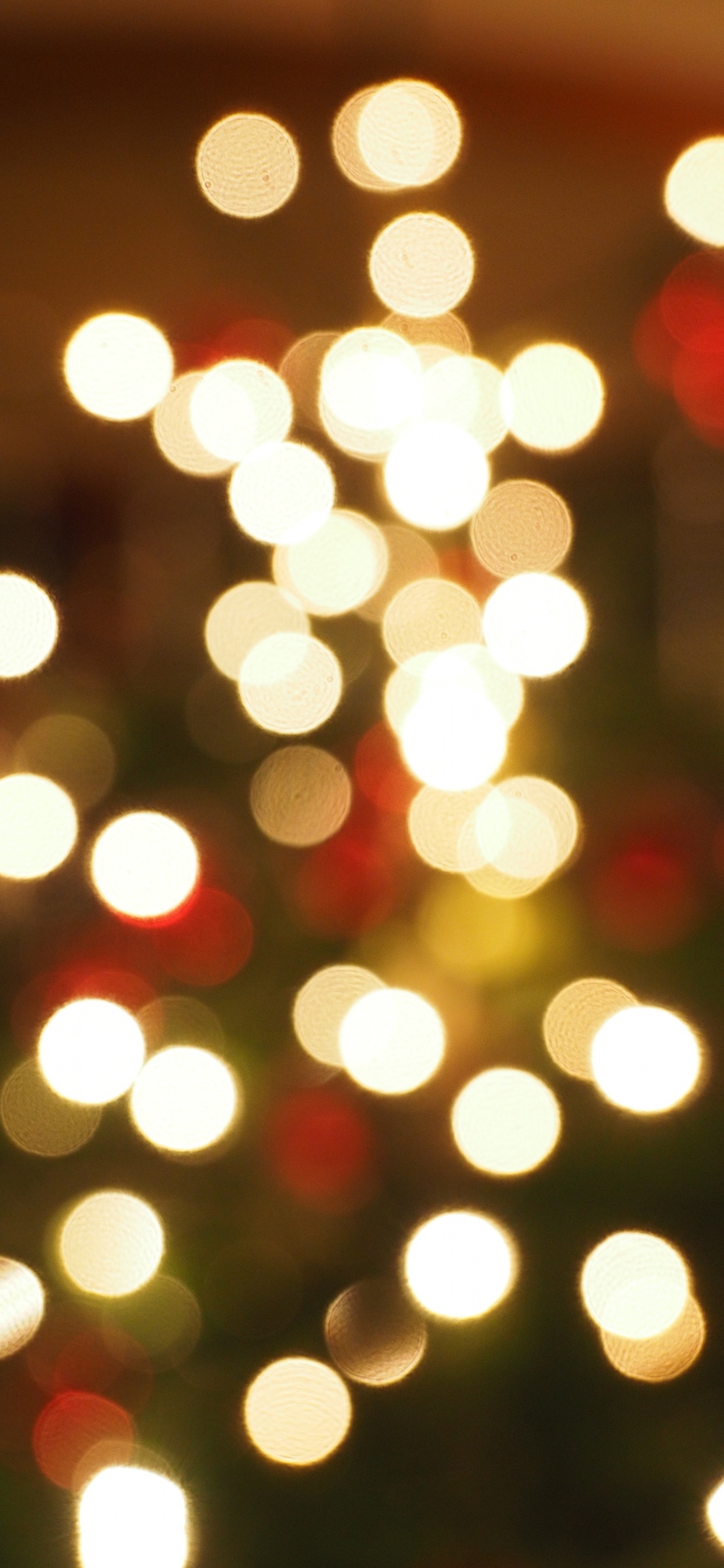 Luces Bokeh Rojas y Blancas. Wallpaper in 1242x2688 Resolution