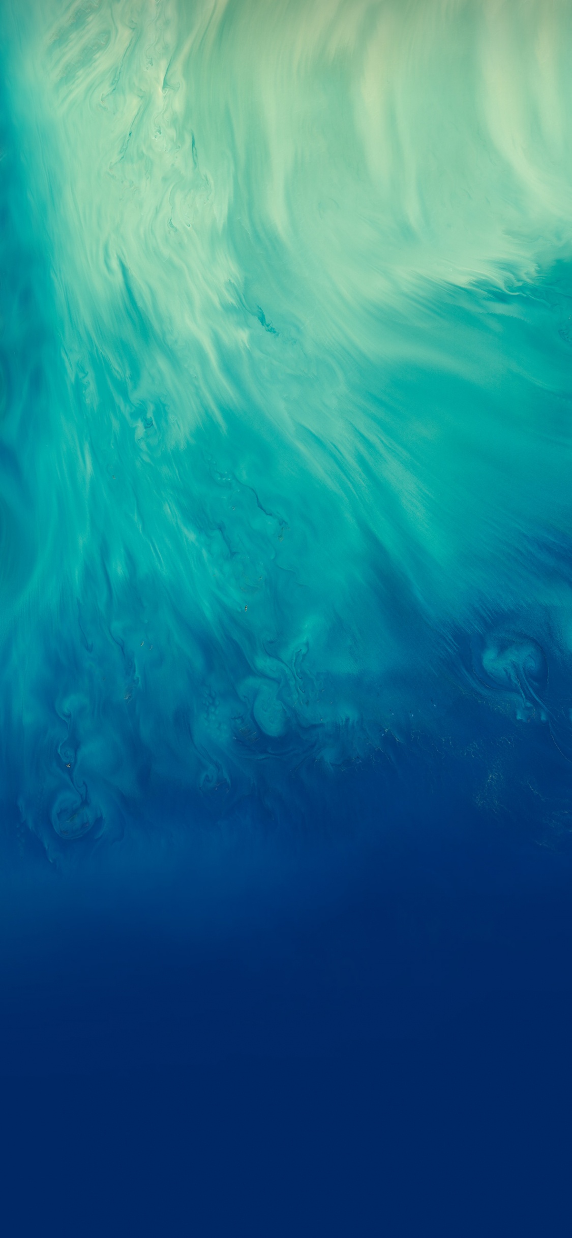 ZTE, ZTE MiFavor, Water, Apples, Blue. Wallpaper in 1125x2436 Resolution
