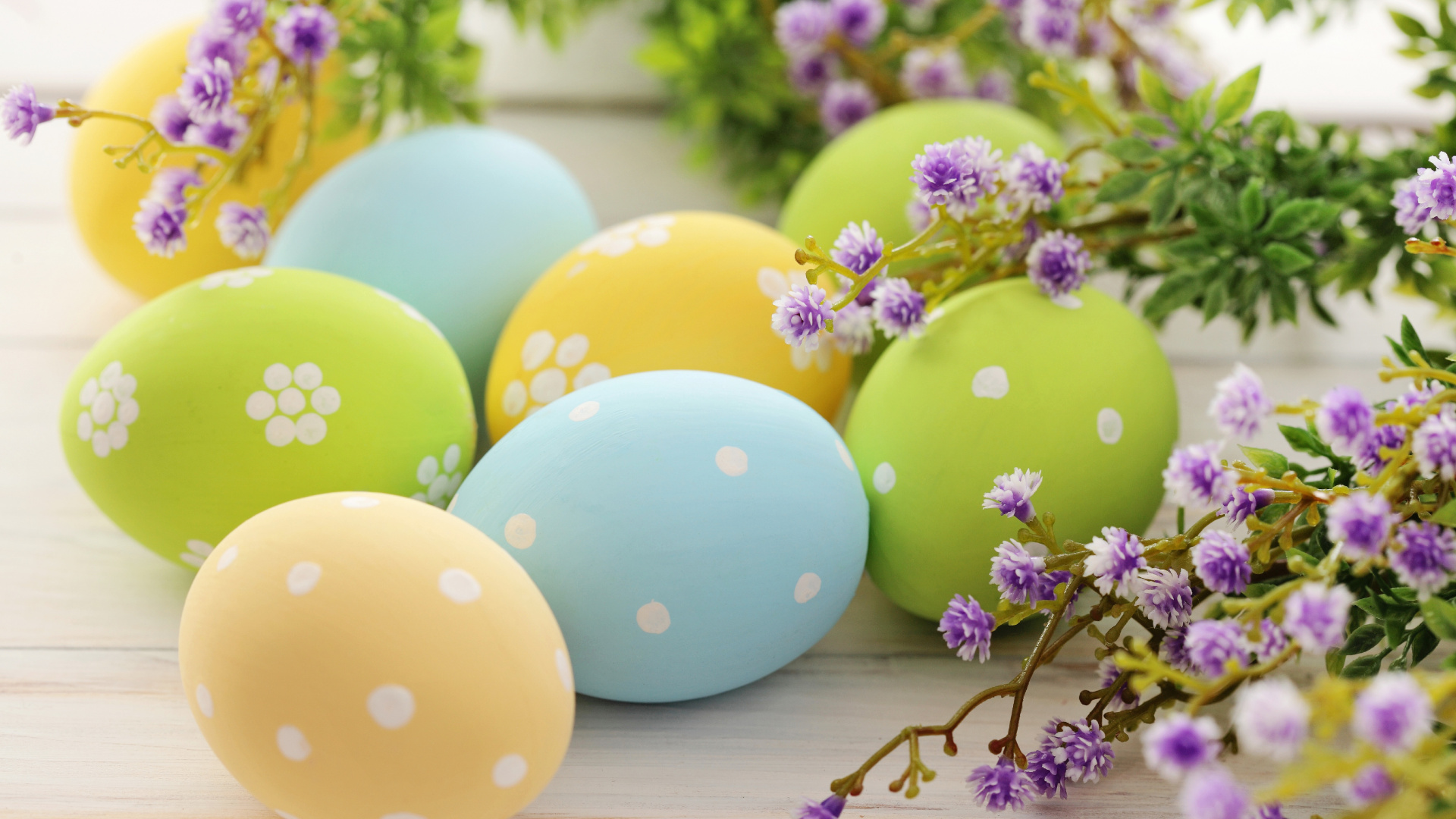 Conejito de Pascua, Huevo de Pascua, Pascua, Ilustración, Los Huevos de Pascua. Wallpaper in 1920x1080 Resolution