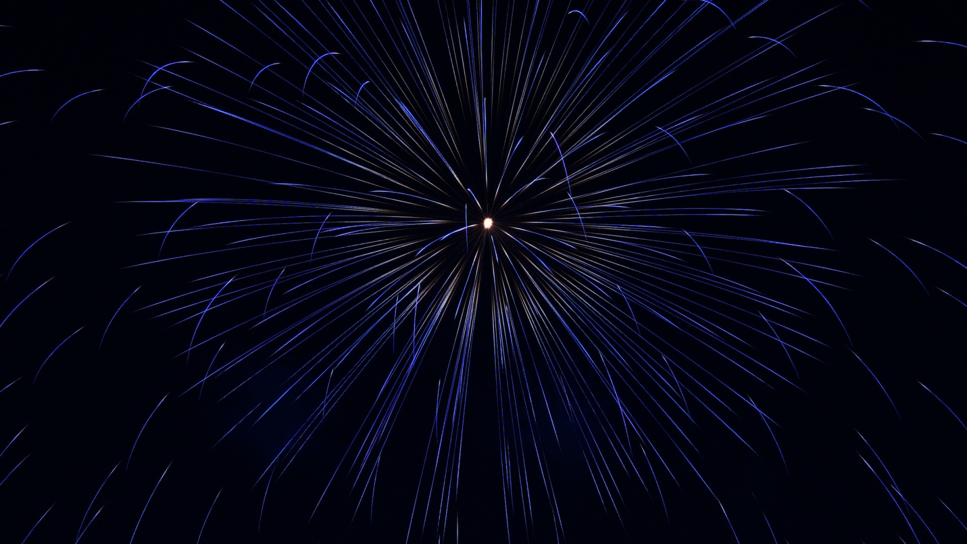 Pirotecnia, Negro, Medianoche, Morado, Luz. Wallpaper in 1920x1080 Resolution