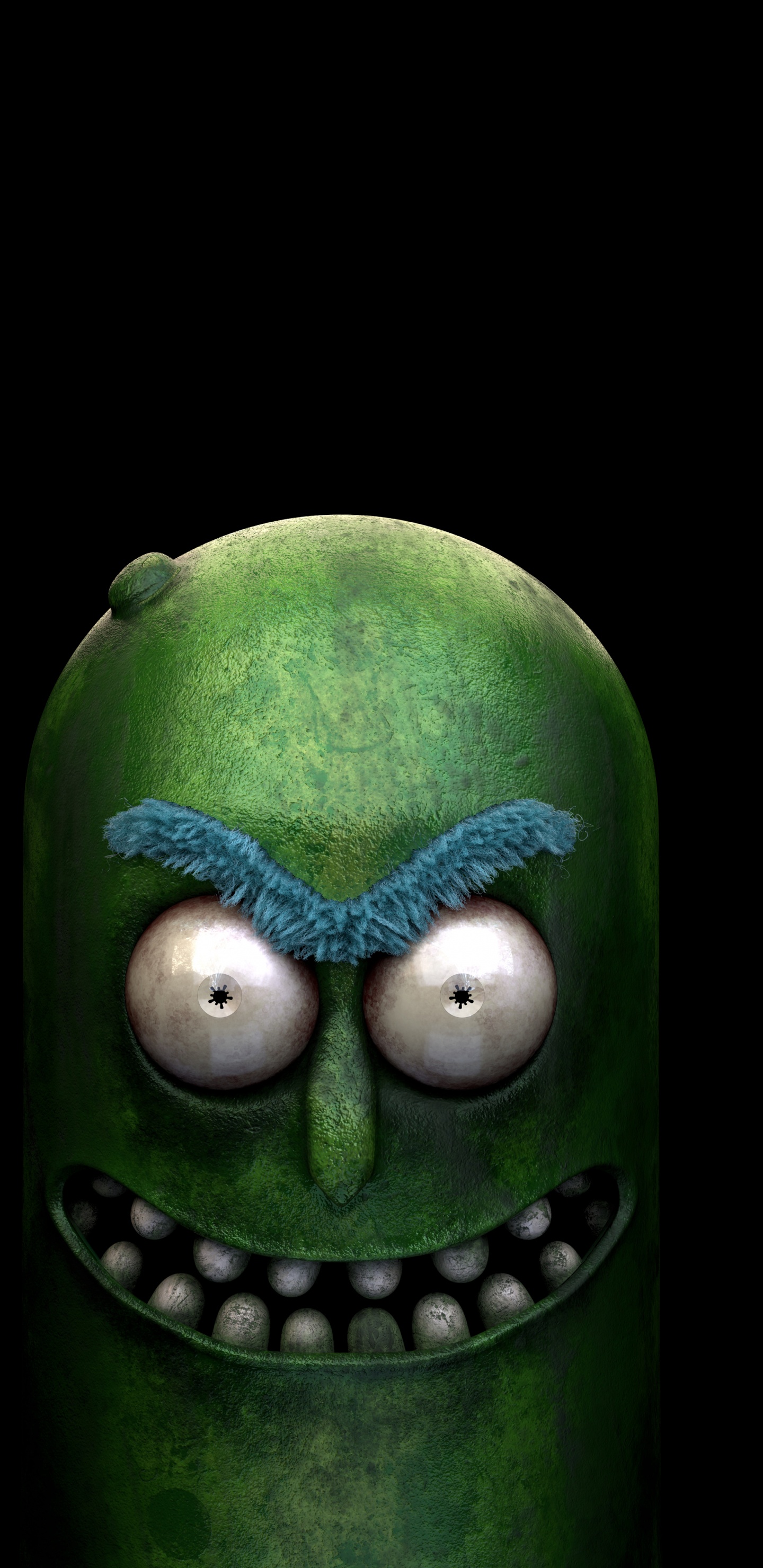 Amoled, Rick et Morty Amoled, Rick Sanchez, Pickle Rick, Meeseeks et Détruire. Wallpaper in 1440x2960 Resolution