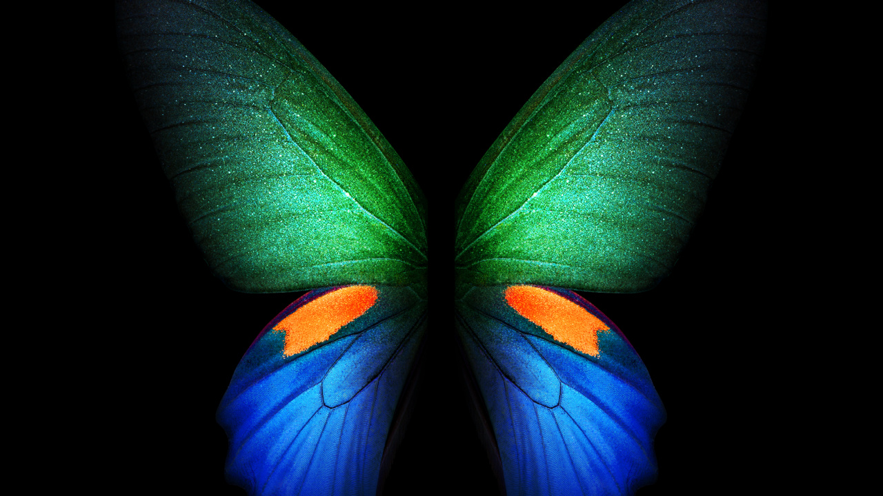 Samsung Galaxy, Samsung, Samsung Galaxy Fold, Pliegue de la Galaxia, Teléfono Inteligente Plegable. Wallpaper in 1280x720 Resolution