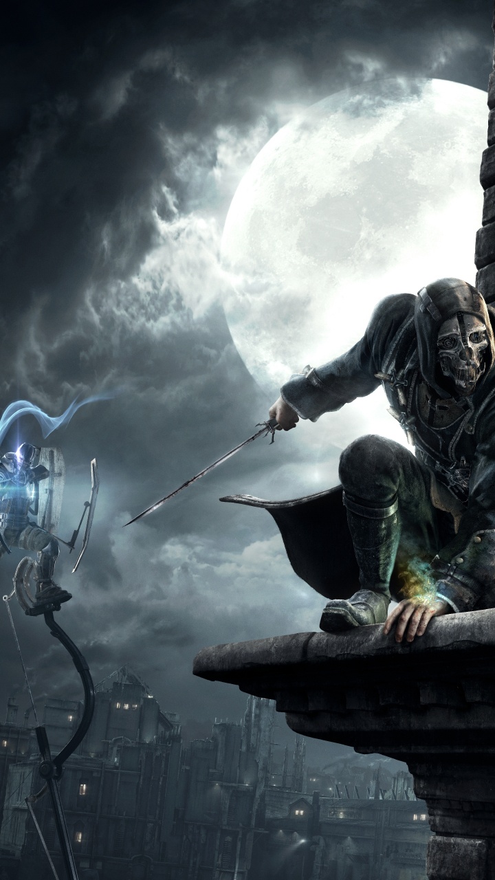 Jeu D'action Aventure, Emily Kaldwin, Composition Numérique, Jeu Pc, Dishonored 2. Wallpaper in 720x1280 Resolution