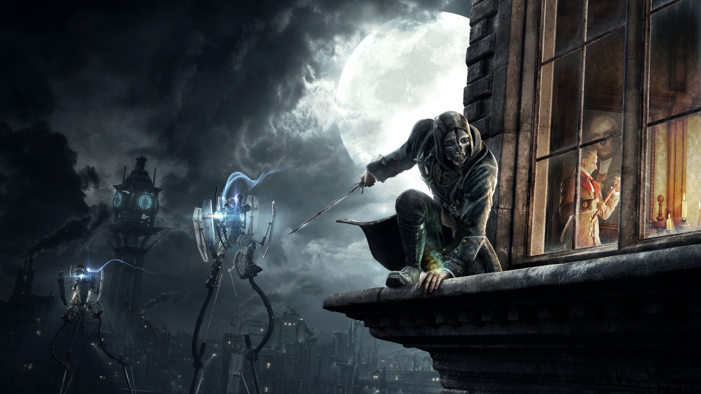 Juego de Aventura de Acción, Emily Kaldwin, Composición Digital, Juego de Pc, Dishonored 2. Wallpaper in 1366x768 Resolution