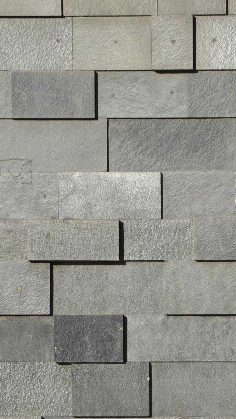 Brown and Gray Brick Wall. Wallpaper in 750x1334 Resolution