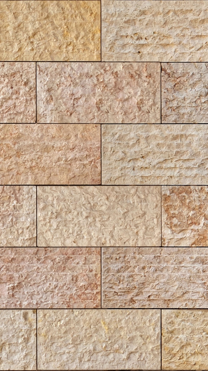 Mur de Briques Marron et Blanc. Wallpaper in 720x1280 Resolution