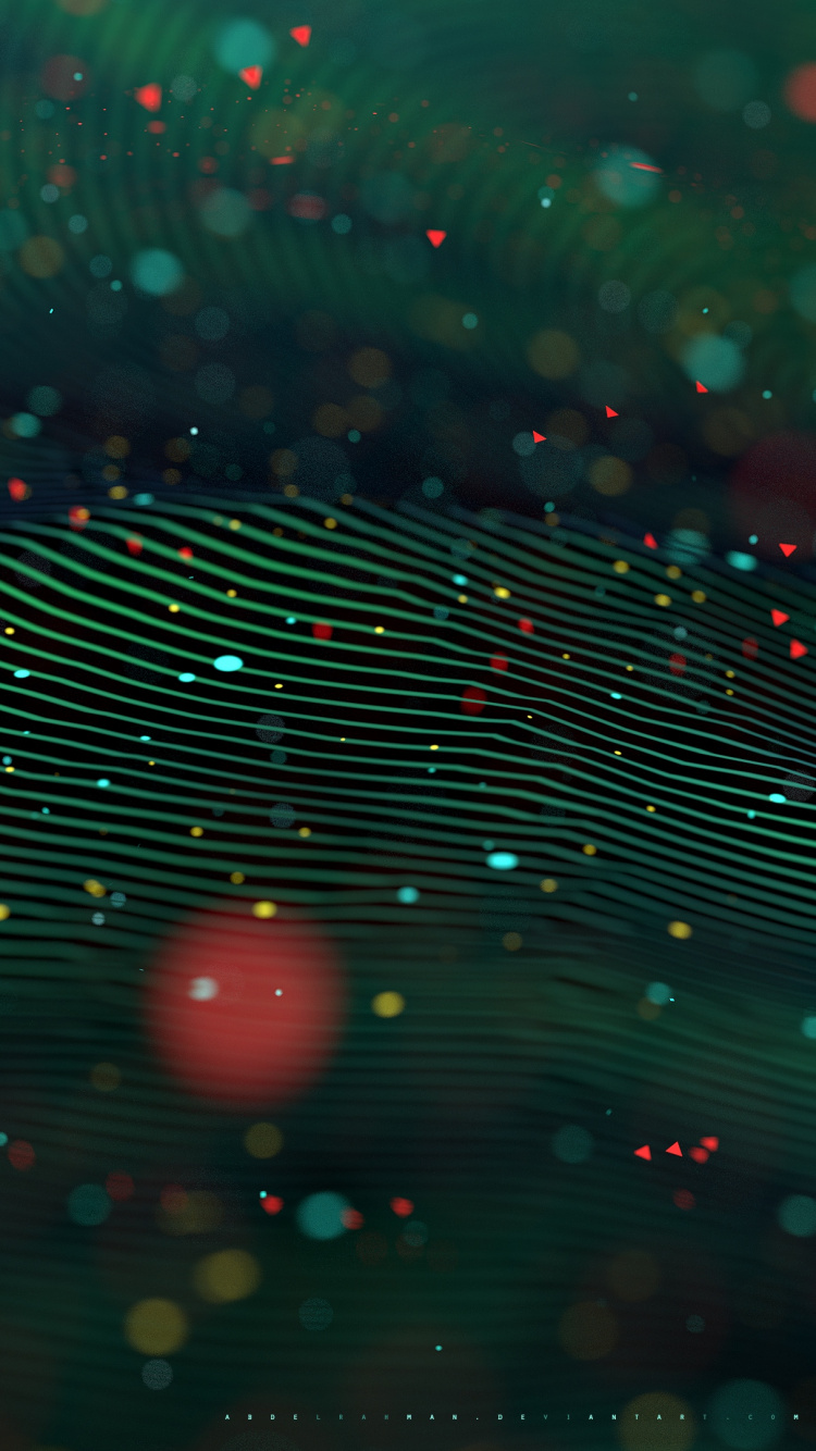 Green Blue and Pink Lights. Wallpaper in 750x1334 Resolution