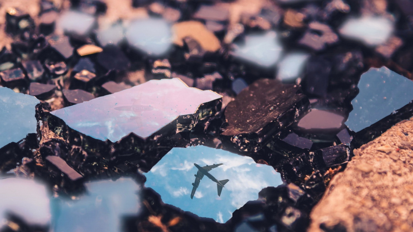 Airplane, Travel, Air Travel, Wood, Road Surface. Wallpaper in 1366x768 Resolution