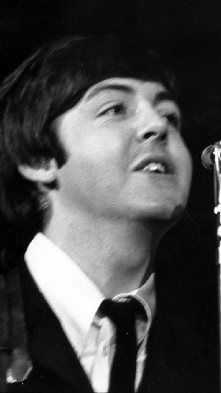 Los Beatles, George Harrison, Rendimiento, Canto, Sica. Wallpaper in 750x1334 Resolution