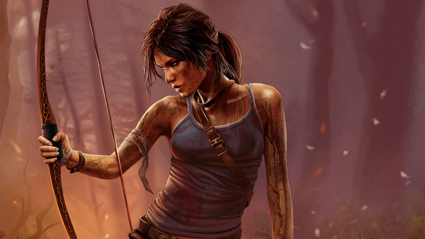 Tomb Raider, Tomb Raider Anniversary, Lara Croft, Tomb Raider Underworld, Personaje de Ficción. Wallpaper in 1366x768 Resolution