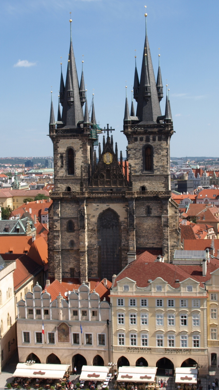 古老的小镇广场, 里程碑, 城市, 中世纪建筑风格, 布达佩斯 壁纸 750x1334 允许