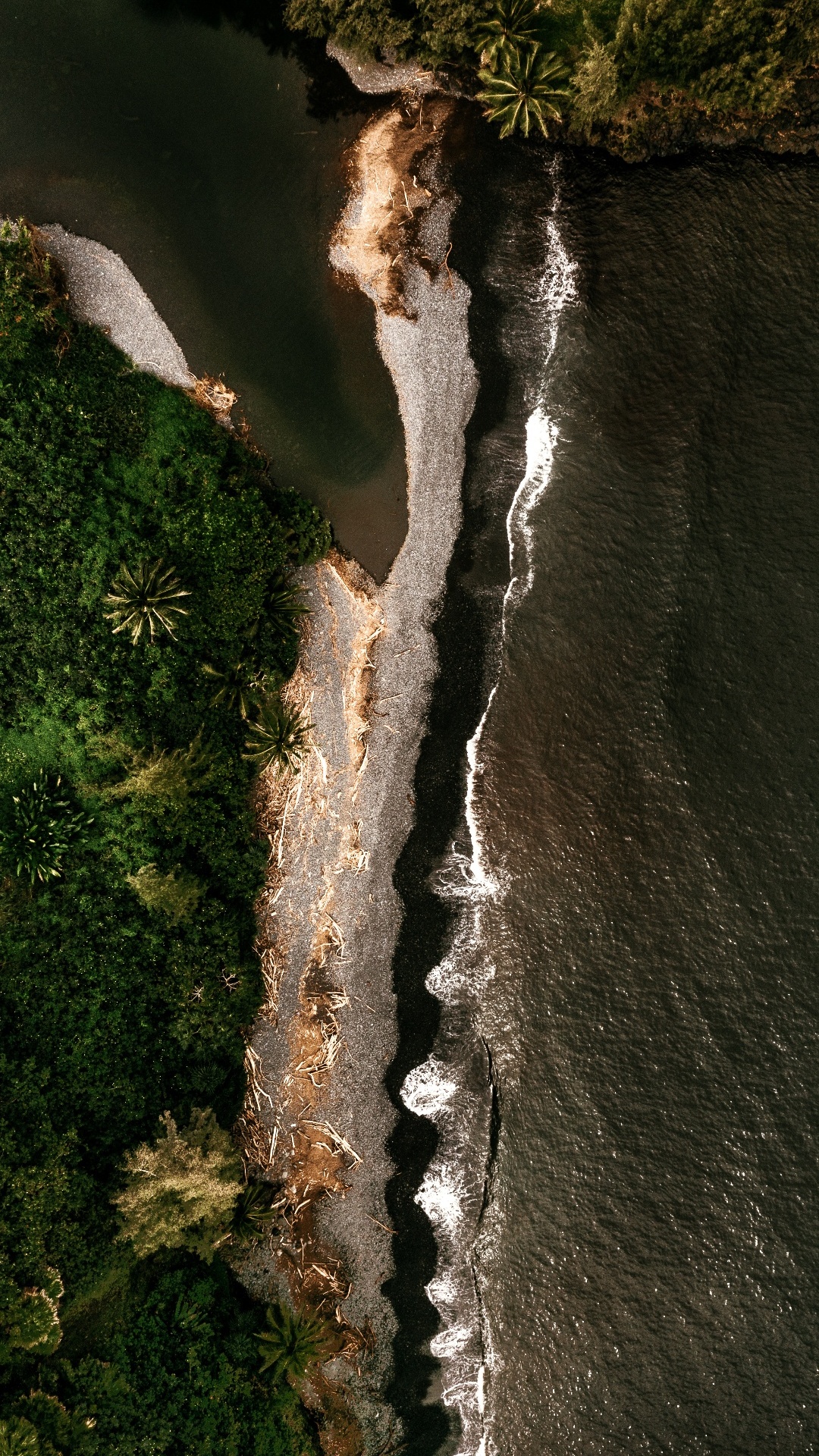Waterfall, Water, Nature, Wood, Sunlight. Wallpaper in 1080x1920 Resolution