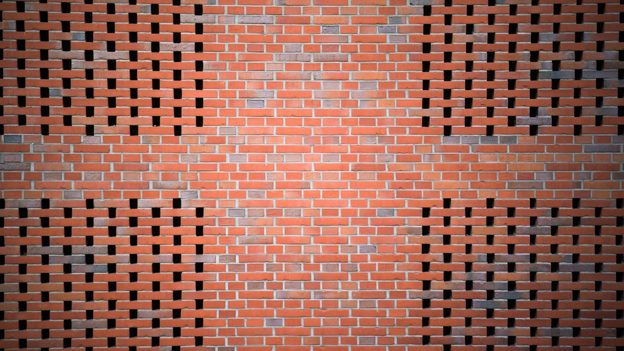 Brown and White Brick Wall. Wallpaper in 1280x720 Resolution