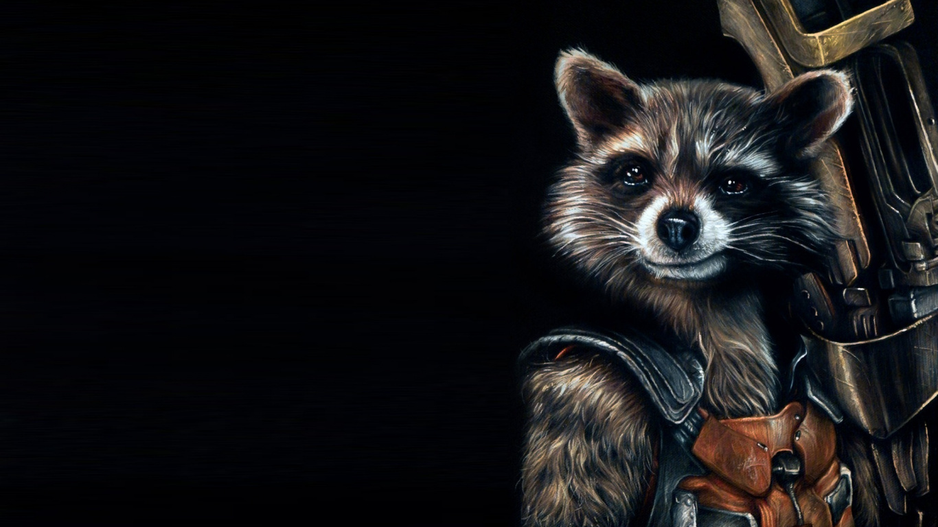 Chaton en Fourrure Noir et Blanc. Wallpaper in 1366x768 Resolution