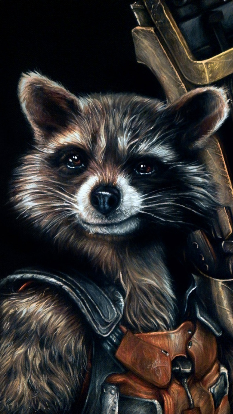 Chaton en Fourrure Noir et Blanc. Wallpaper in 750x1334 Resolution