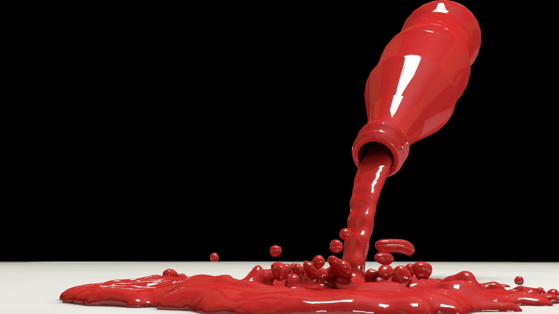 Red Light Bulb With White Background. Wallpaper in 1920x1080 Resolution