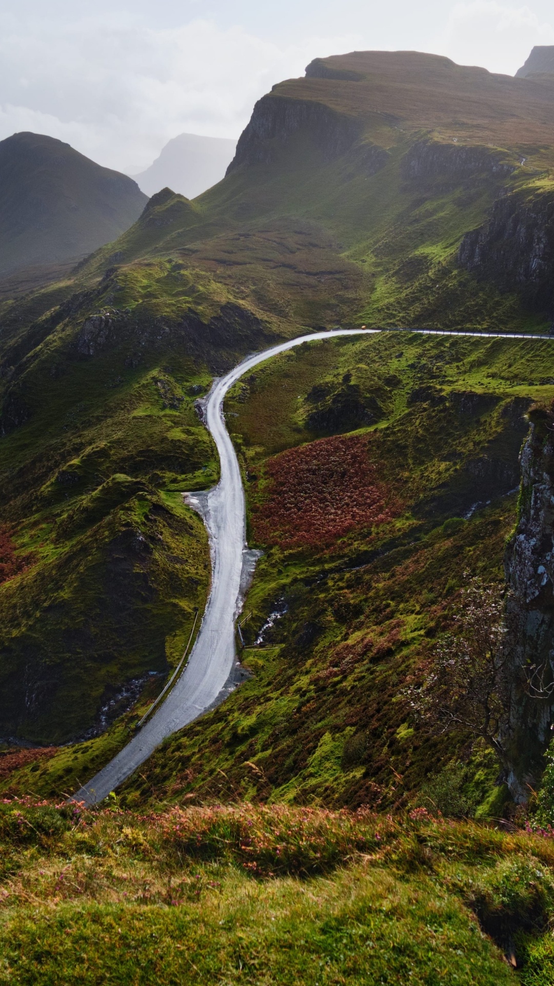 Cloud, Mountain, Plant Community, Natural Landscape, Slope. Wallpaper in 1080x1920 Resolution