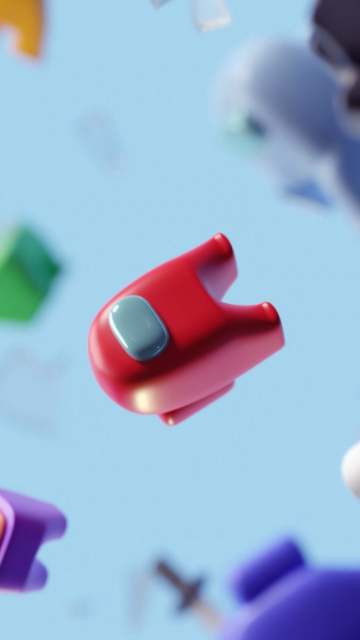 Among Us, Ios, Farbigkeit, Magenta, Carmine. Wallpaper in 720x1280 Resolution