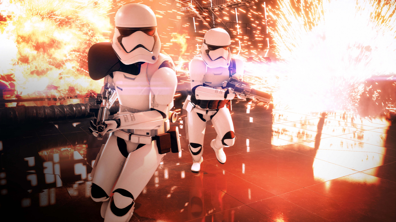 Star Wars Battlefront Ii, Star Wars Battlefront, Star Wars Jeux Vidéo, Star Wars, L'anime. Wallpaper in 1366x768 Resolution