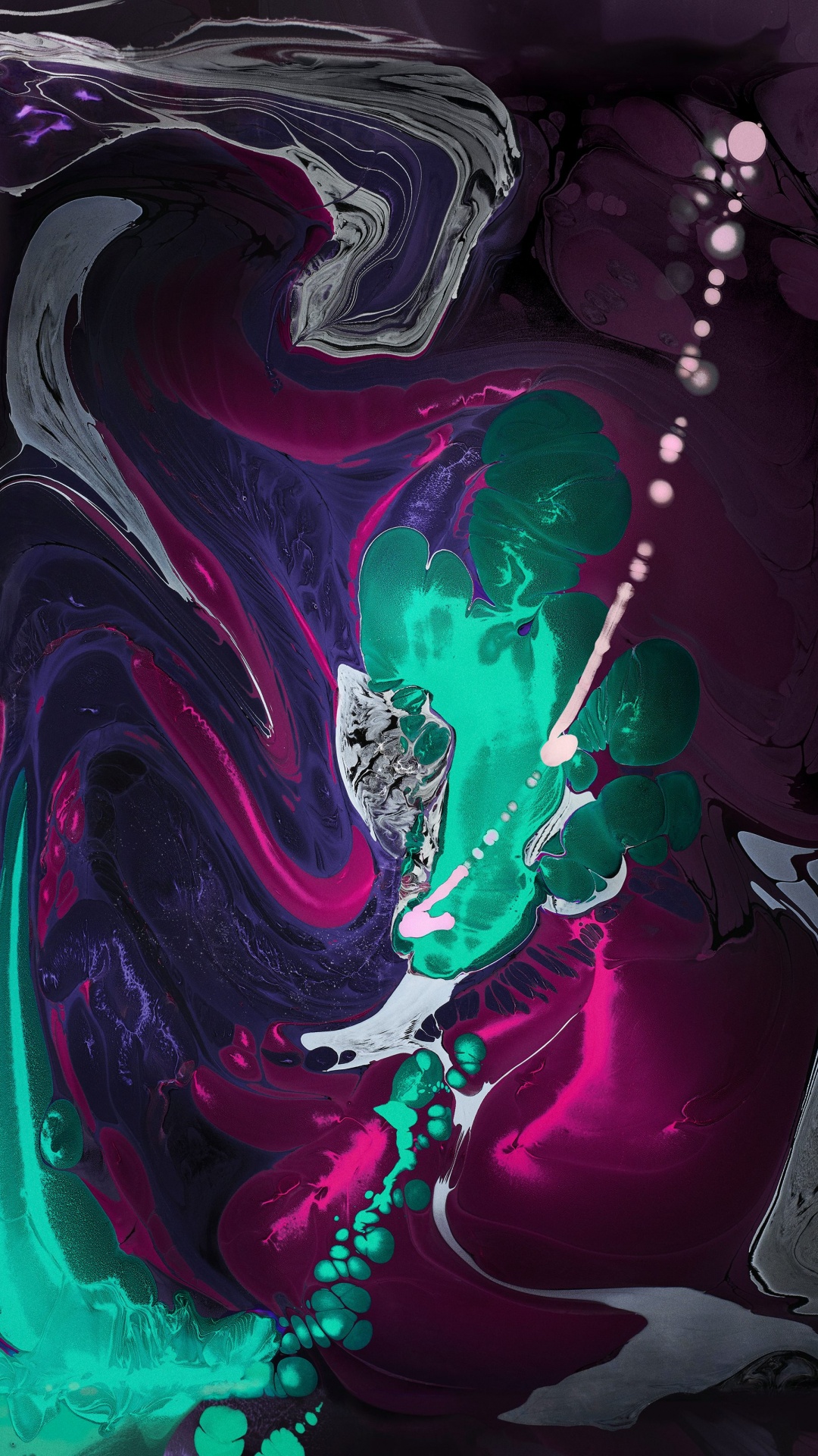 Ipad, 苹果, Air航空, 紫色的, 液体 壁纸 1080x1920 允许