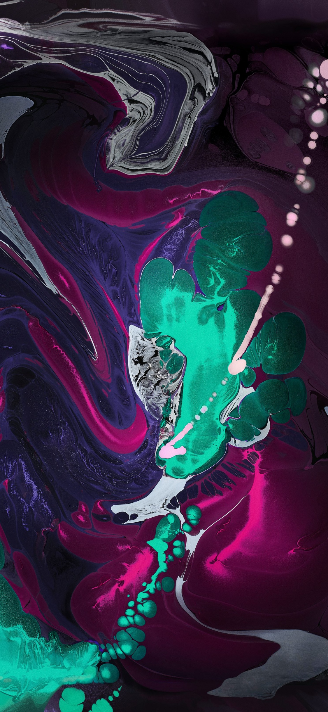 Ipad, 苹果, Air航空, 紫色的, 液体 壁纸 1125x2436 允许