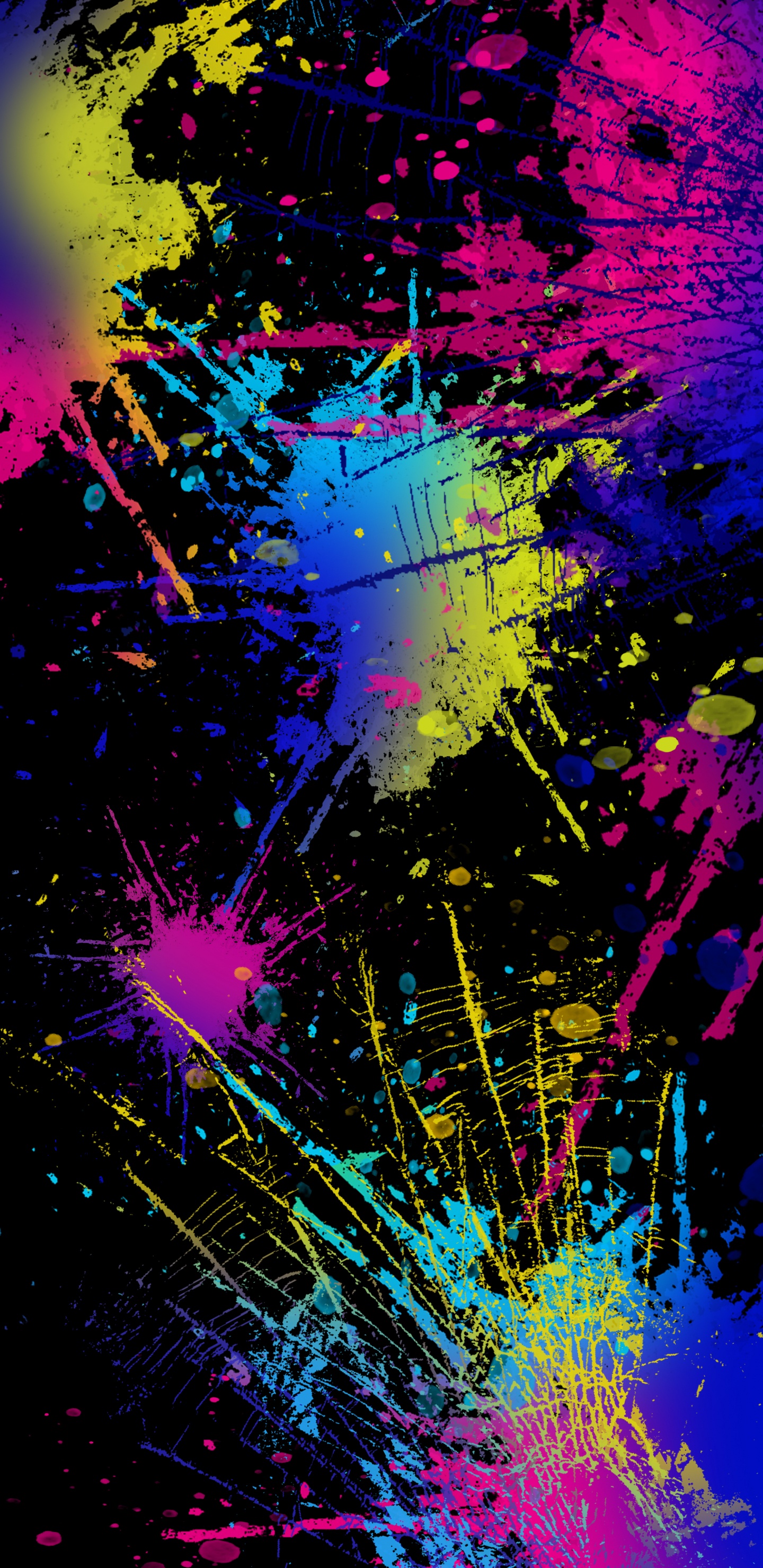 T恤, 艺术, 绘画, 紫色的, 紫罗兰色 壁纸 1440x2960 允许