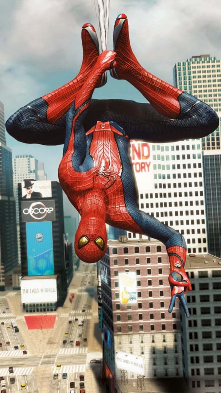 Spider-man, The Amazing Spider-Man, Flip-Akrobatik, Superhelden, Amazing Spider Mann. Wallpaper in 720x1280 Resolution