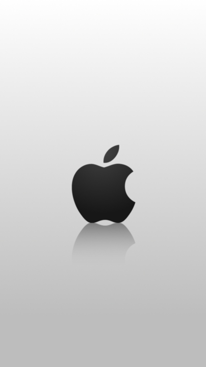 Apple, Blanco, Logotipo, Gráficos, Ilustración. Wallpaper in 720x1280 Resolution