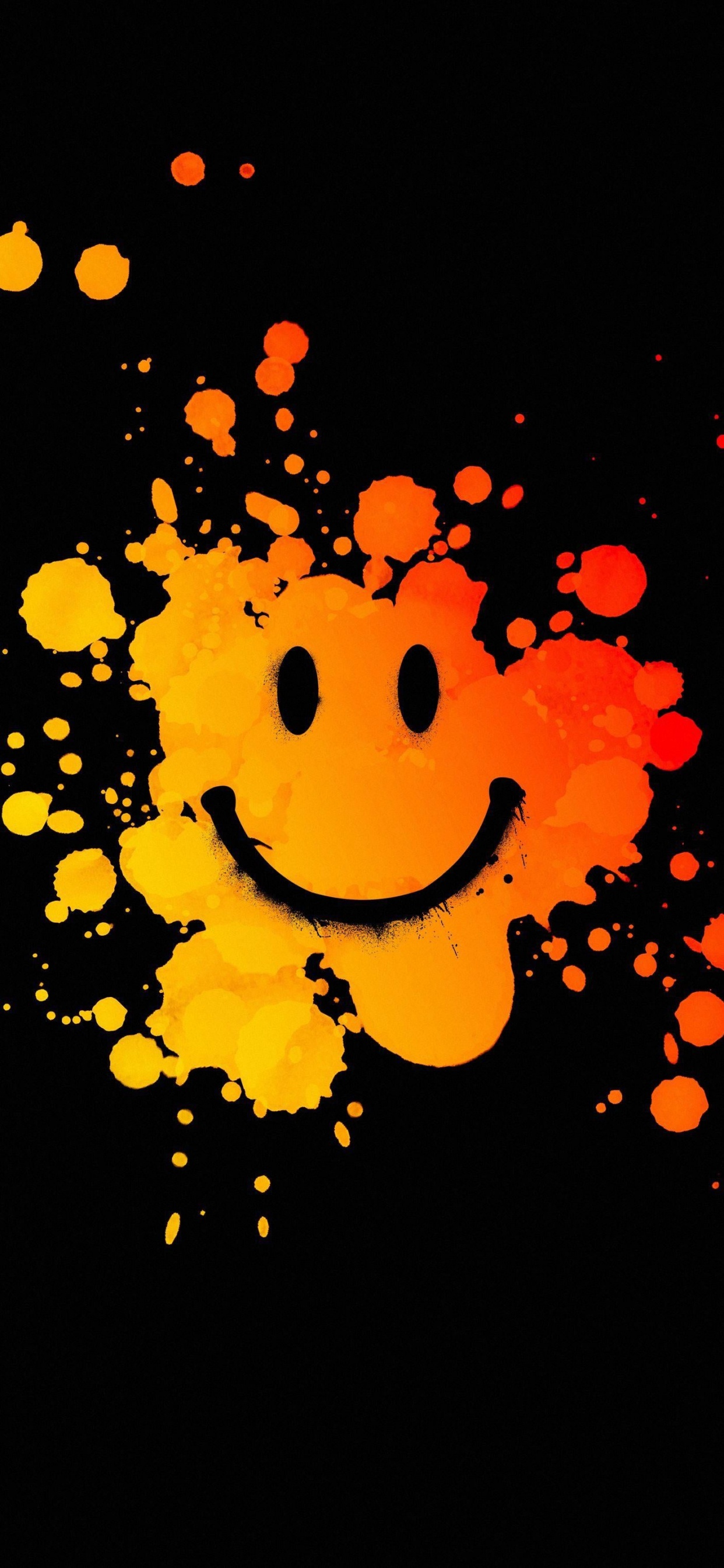 Orange, Lächeln, Natur, Happy, Geste. Wallpaper in 1242x2688 Resolution