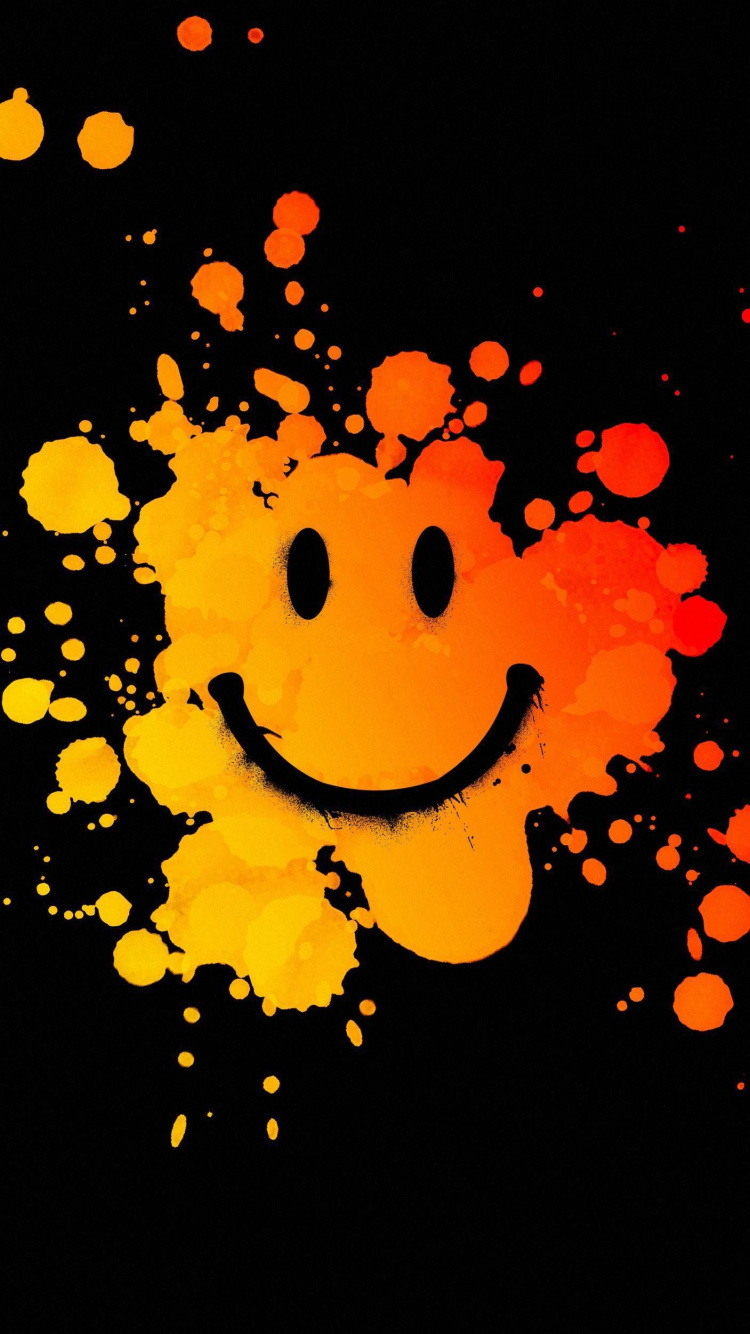 Orange, Sourire, Nature, Heureux, Geste. Wallpaper in 750x1334 Resolution