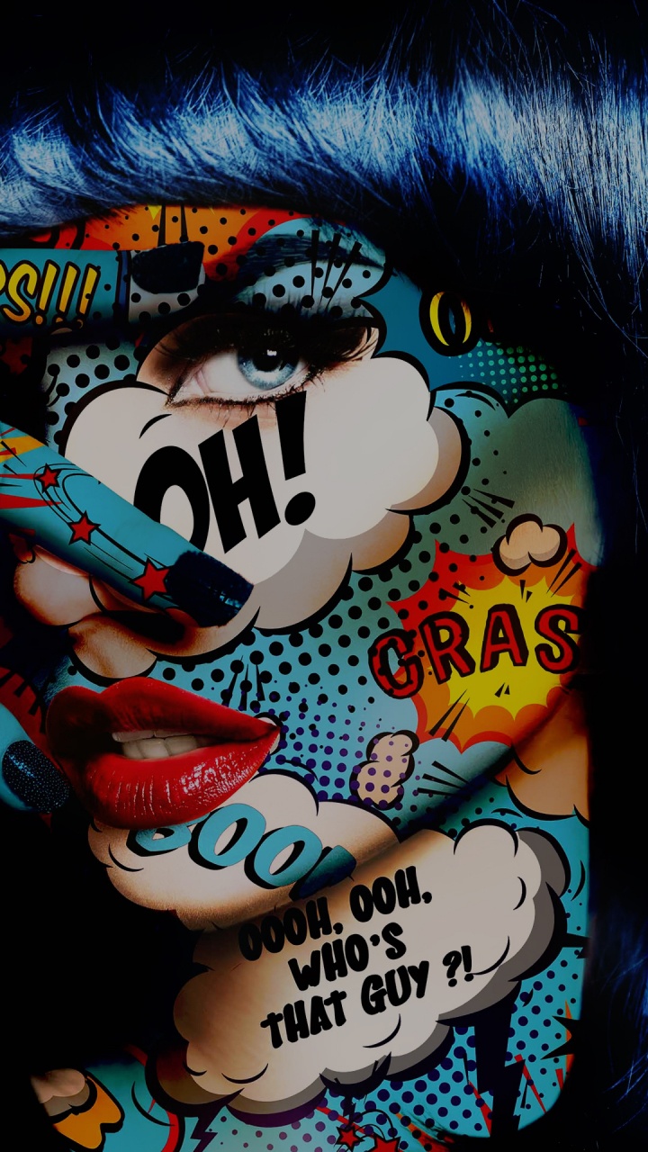 Art, Painting, Pop Art, Canvas, Graffiti. Wallpaper in 720x1280 Resolution