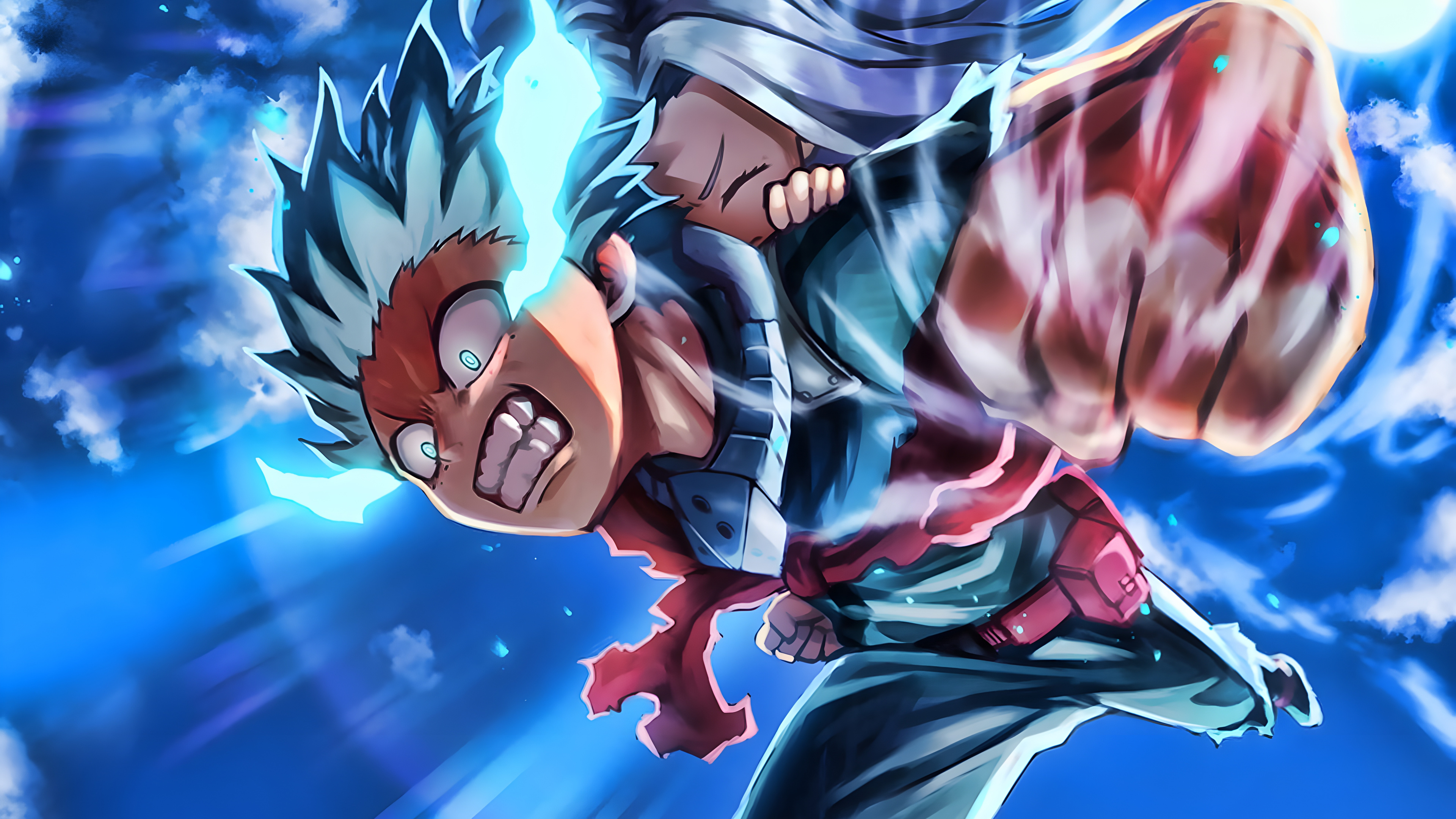 Anime, Izuku Midoriya, Todo Podría, Mi Héroe De La Academia, Arte Animado. Wallpaper in 3840x2160 Resolution