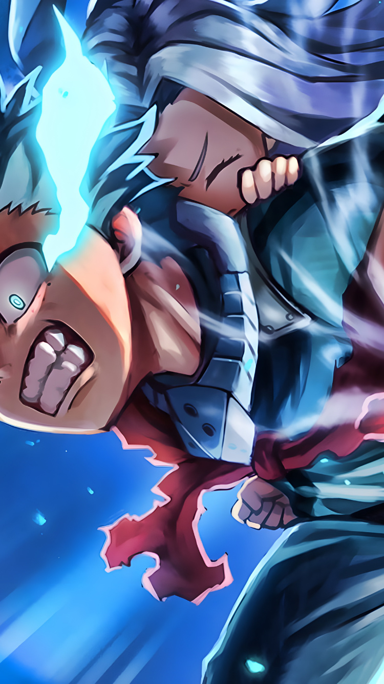 L'anime, Izuku Midoriya, Tout Pourrait, My Hero Academia, Katsuki Bakugo. Wallpaper in 750x1334 Resolution