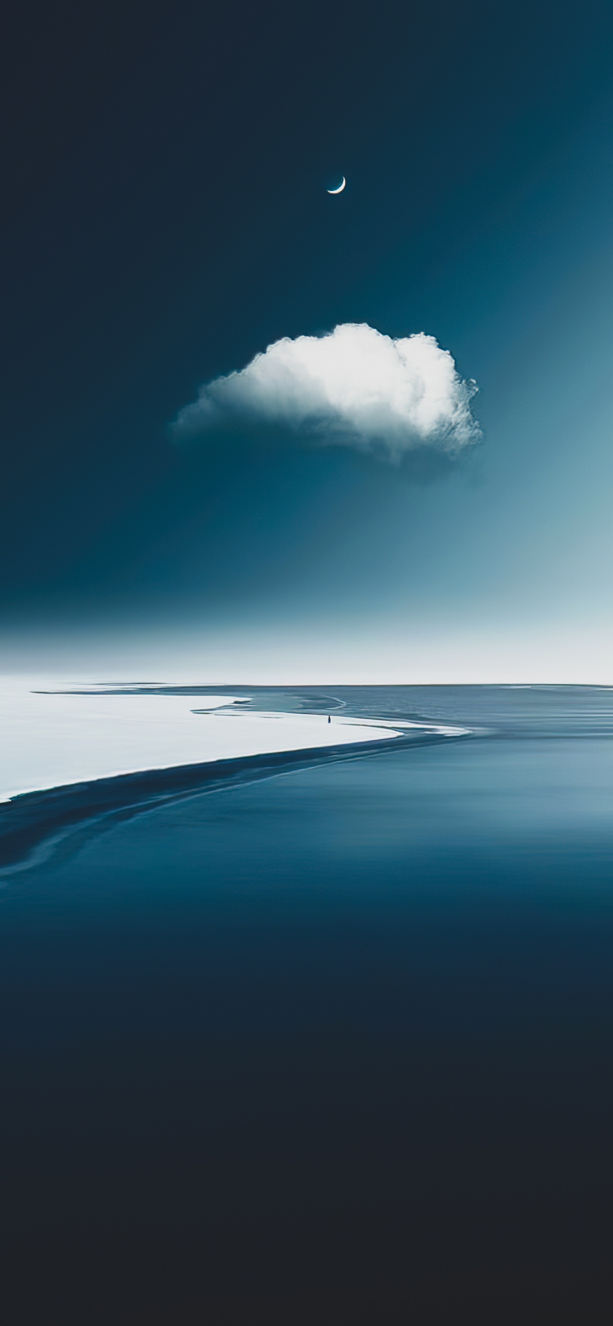 Wach am Himmel Auf, Cloud, Wasser, Wasserressourcen, Blau. Wallpaper in 1242x2688 Resolution