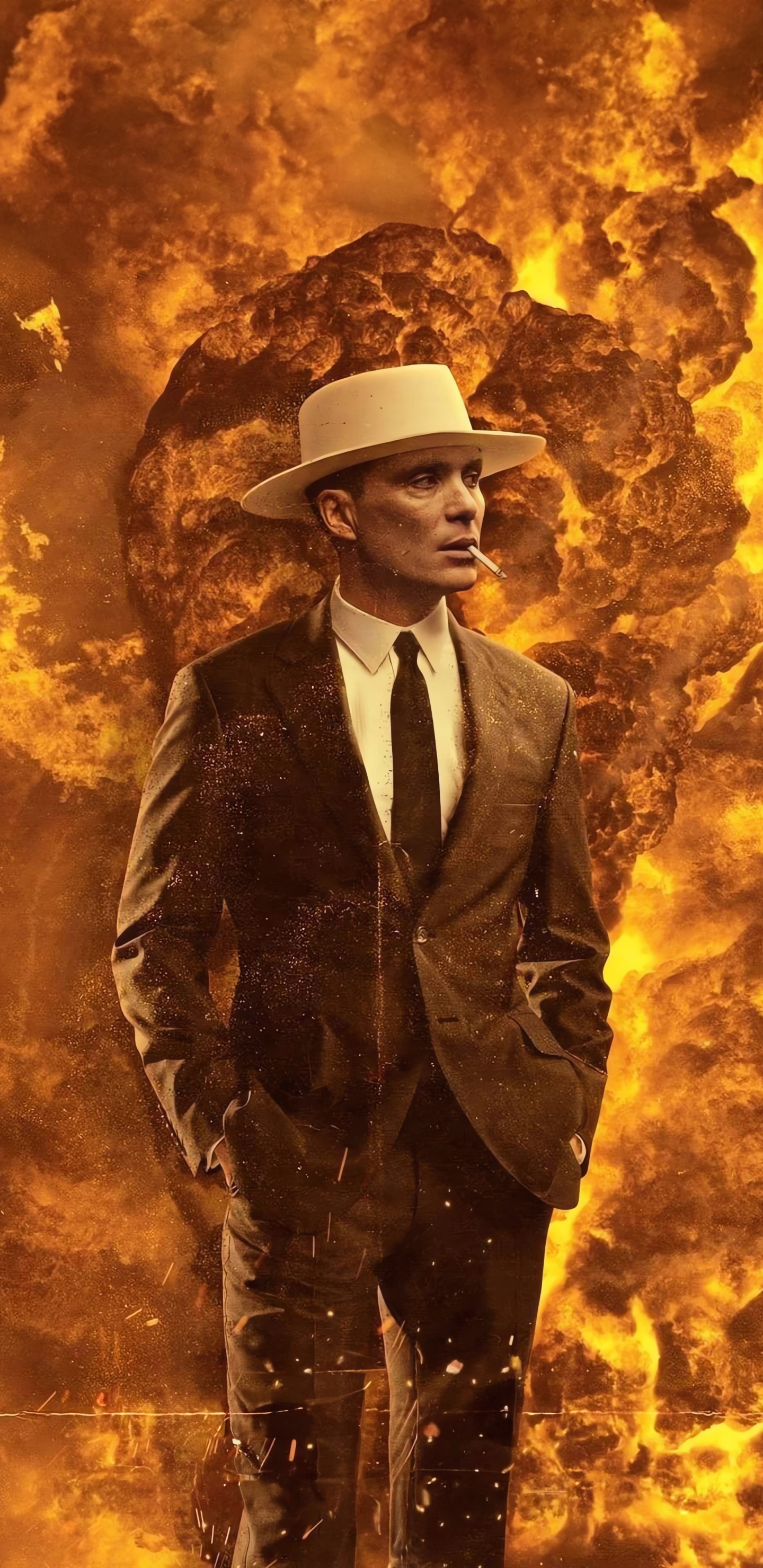 Cillian Murphy, Oppenheimer, Affiche, Affiche du Film., Hat. Wallpaper in 1440x2960 Resolution