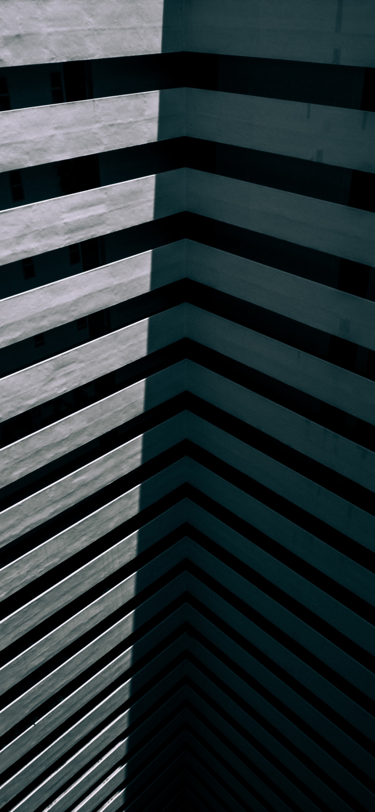 Schwarz-weiß Gestreiftes Textil. Wallpaper in 1242x2688 Resolution