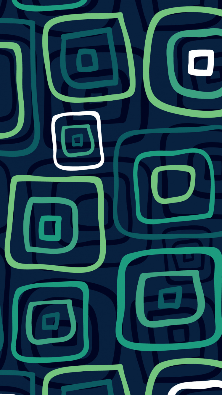 Peinture Abstraite Verte et Noire. Wallpaper in 750x1334 Resolution