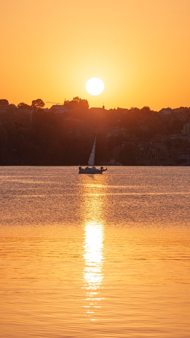 Horizon, Freepik, Ship, Water, Boat. Wallpaper in 720x1280 Resolution