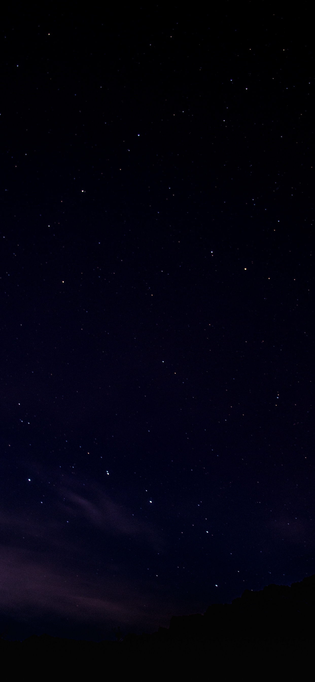 Ciel Étoilé Au-dessus de la Nuit Étoilée. Wallpaper in 1242x2688 Resolution