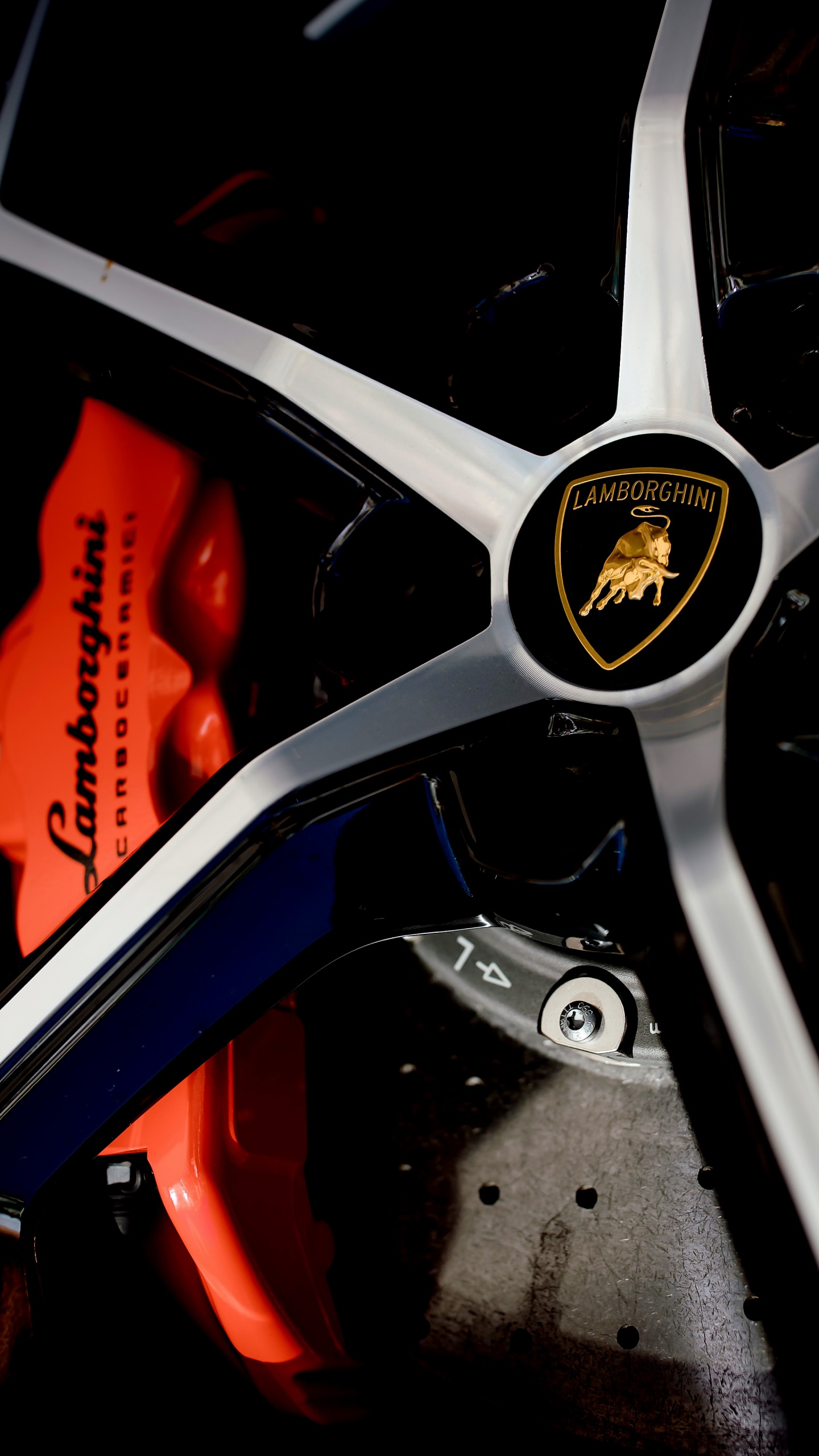 Ferrari, Amoled, Cars, Lamborghini, Wheel. Wallpaper in 1440x2560 Resolution