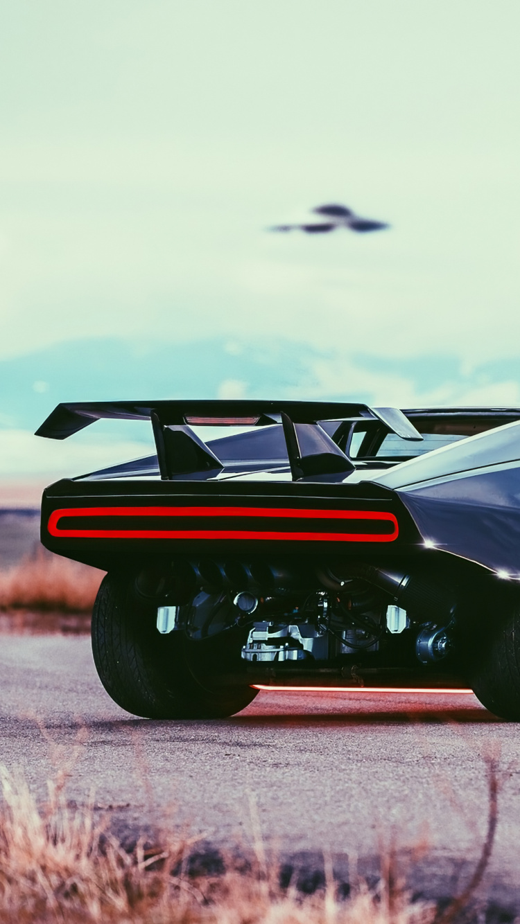 Porsche 911 Negro en la Carretera Durante el Día. Wallpaper in 750x1334 Resolution