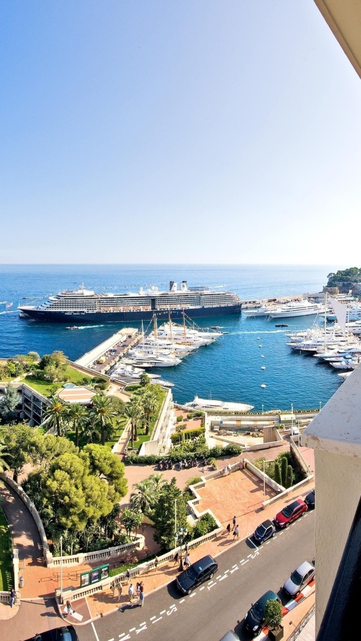 阳台, 酒店, 大海, 城市, 旅行 壁纸 720x1280 允许