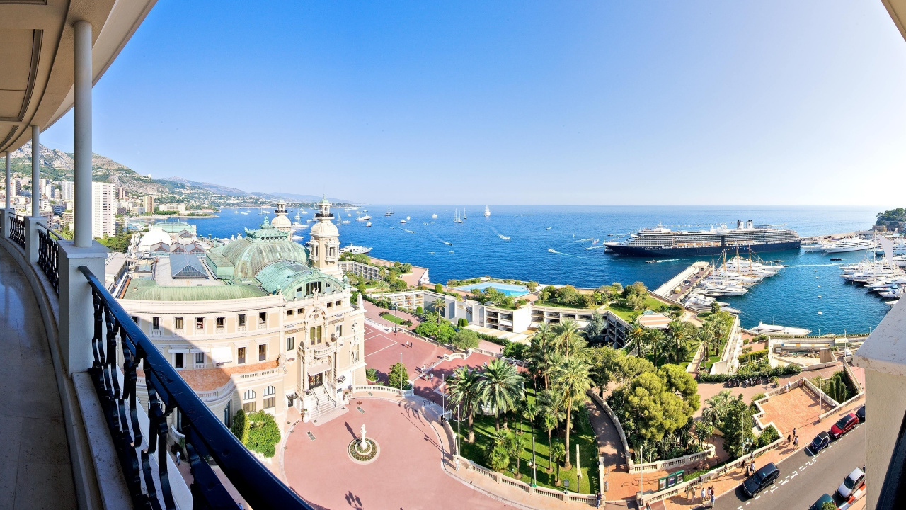 Aerial View of City Buildings Near Sea During Daytime. Wallpaper in 1280x720 Resolution