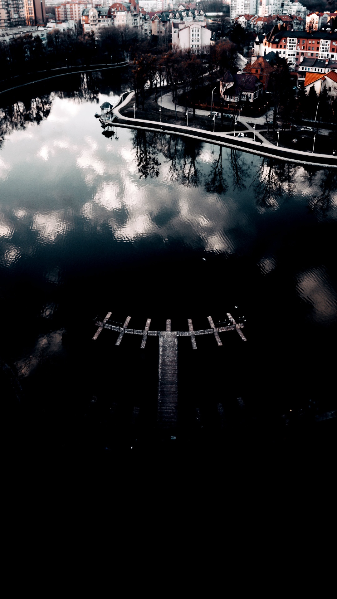 Reflection, Water, Cloud, Automotive Tire, Asphalt. Wallpaper in 1080x1920 Resolution