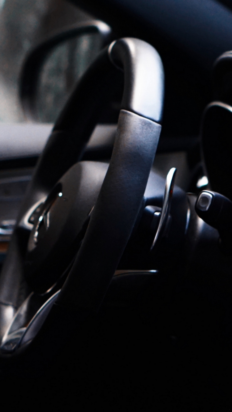 Steering Wheel, King, Sports Car, Steering, Mercedes-Benz CLS-Class. Wallpaper in 750x1334 Resolution