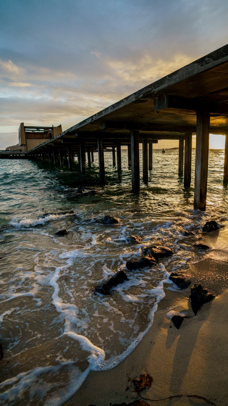 Meer, Wasser, Cloud, Wasserressourcen, Azure. Wallpaper in 750x1334 Resolution