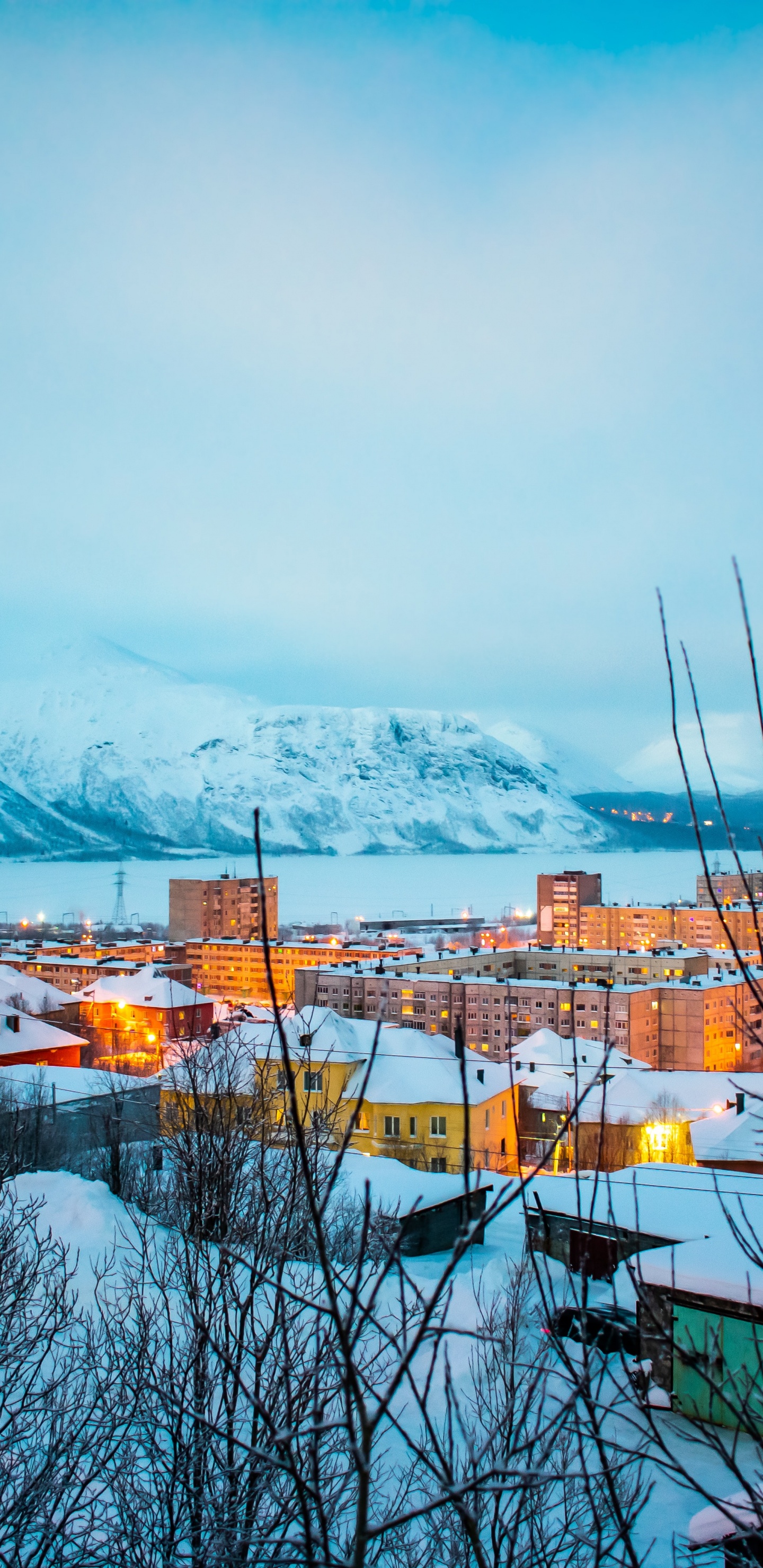 Microservicios, Ambiente, Azul, Azure, Paisaje Natural. Wallpaper in 1440x2960 Resolution