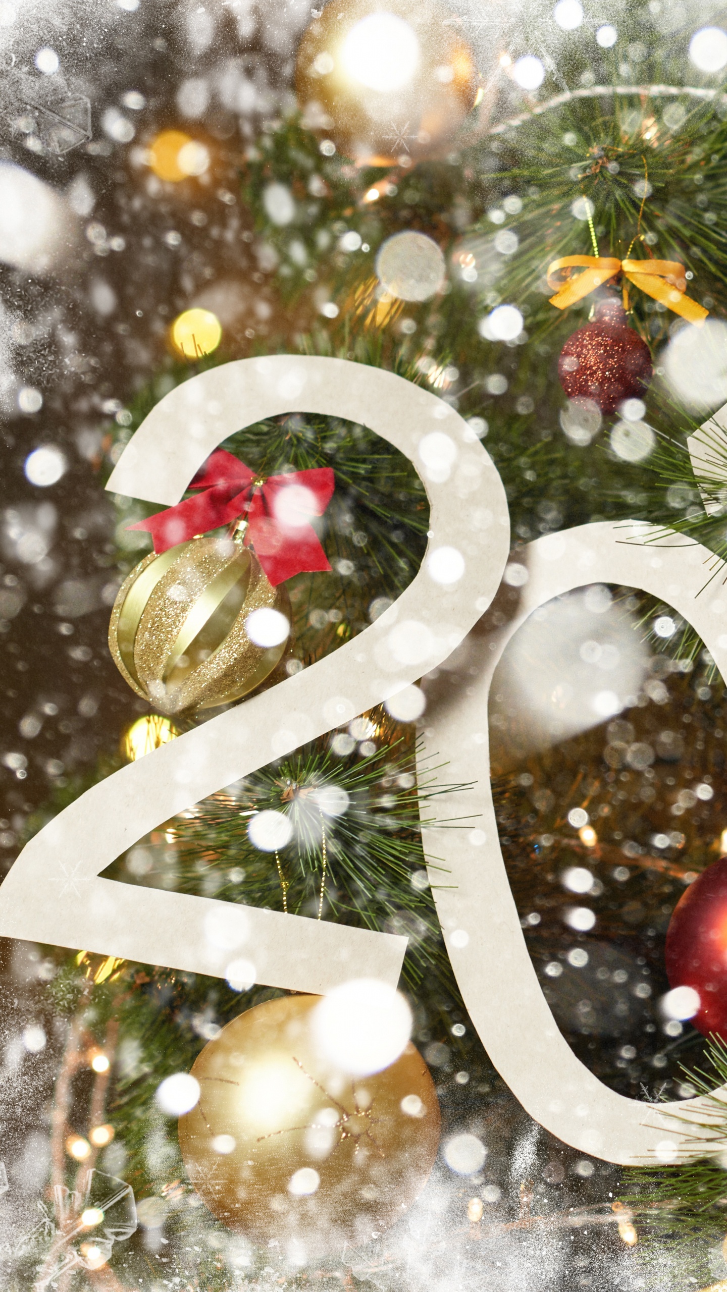 Le Jour De Noël, Nouvelle Année, Ornement de Noël, Hiver, Décoration de Noël. Wallpaper in 1440x2560 Resolution